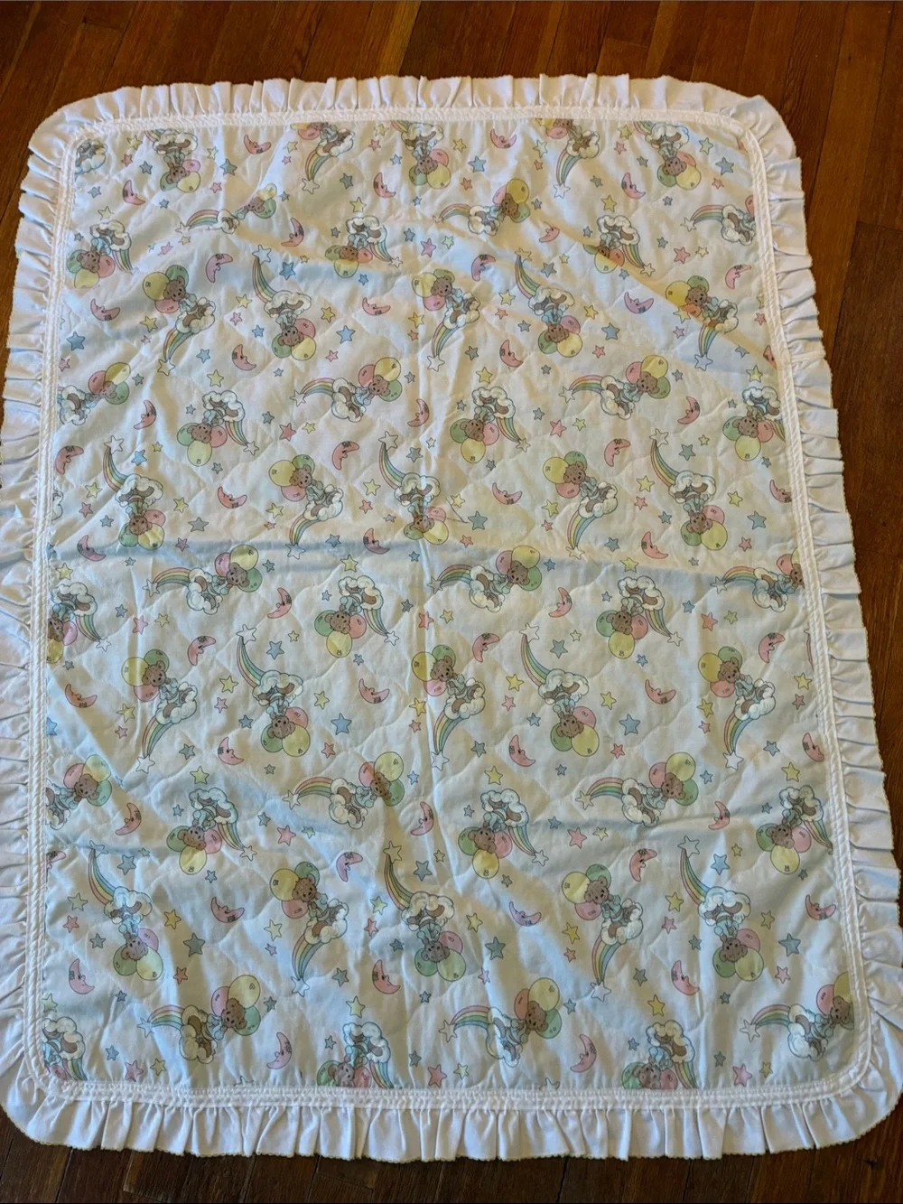 Precious Moment Blanket 46x36 Embroidered Edges